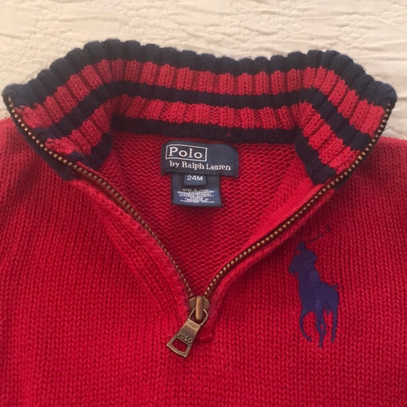 Polo Ralph Lauren Other - Ralph Lauren half zip sweater 24 months